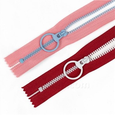 Chunky Plastic Open Ended Zips