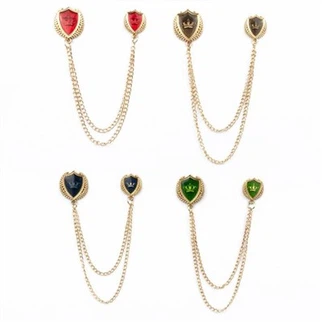 Broche couronne pour hommes