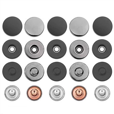 Boutons-pression magnétiques sans couture