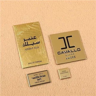 Plaques d'étiquettes métalliques