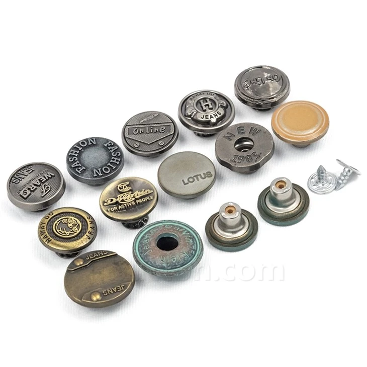 Removable Jeans Button