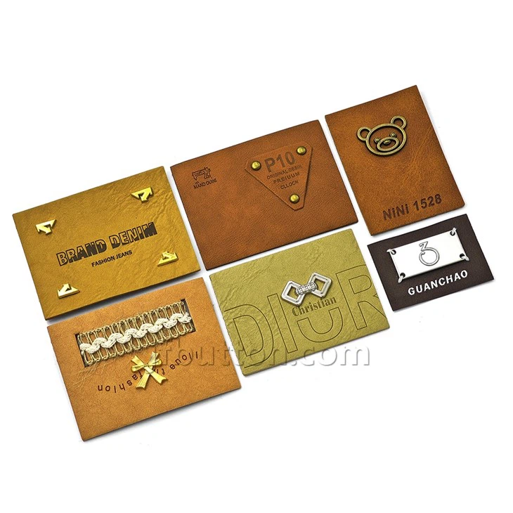 Leather Labels for Crochet Items
