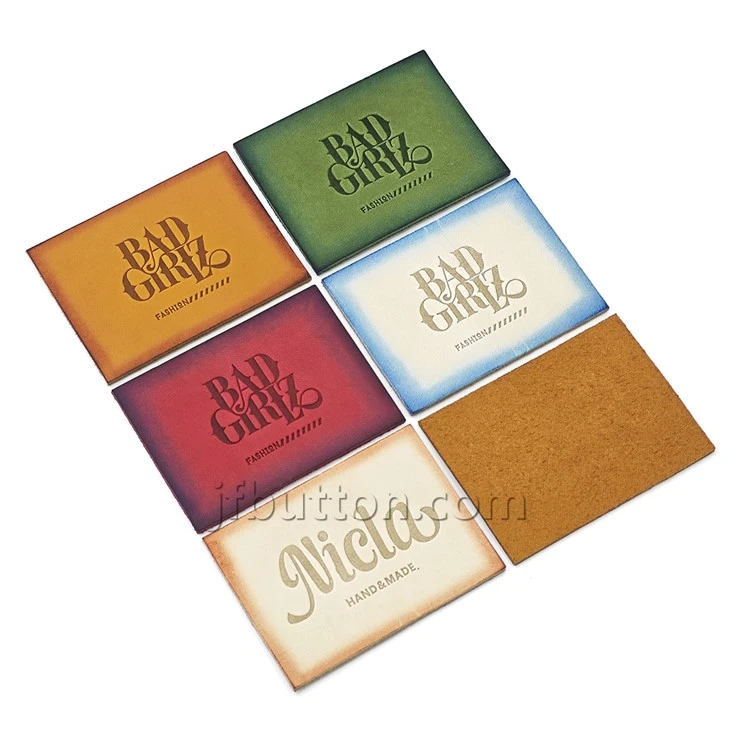 Leather Tags for Knitting