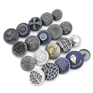Boutons de marin militaire de 10 mm en métal
