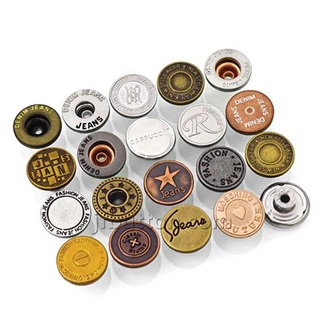 Bouton de jean en laiton
