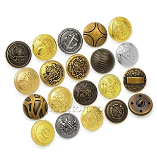 Bouton de la tige de couture en laiton pour uniforme