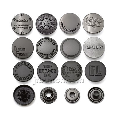 Boutons-pression en toile