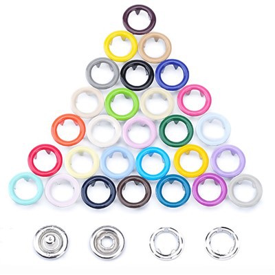 Bouton de snap de broche coloré