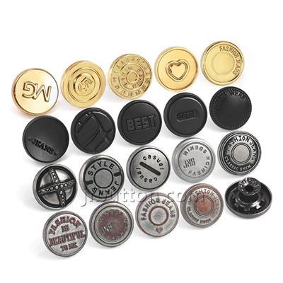 Boutons et rivets de jeans