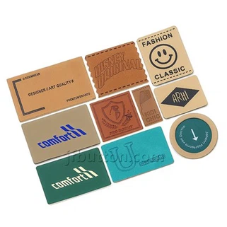 Étiquettes en cuir pour crochet