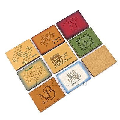 Étiquettes en cuir pour le tricot
