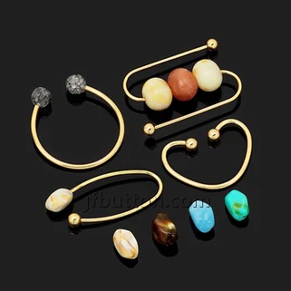 Anneau de bas de bikini en métal