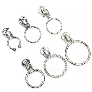 Tirettes de fermeture éclair à anneau