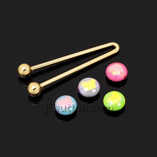 V anneau en métal pour dessus licou