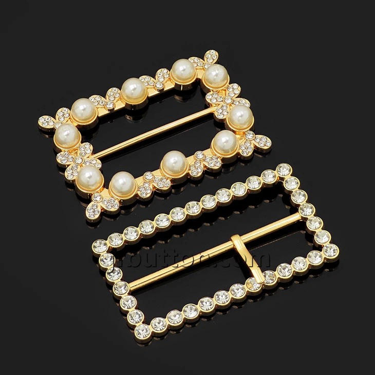Square Pearl Belt Buckle Pin For Dress suppliers