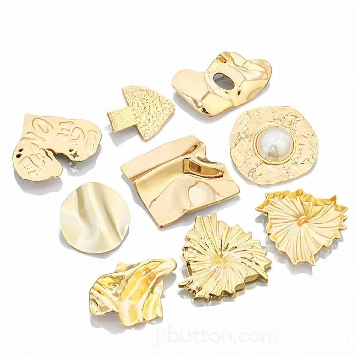 Boutons à tige en métal de style moderne