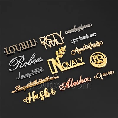 Logo de matériel métallique pour sac personnalisé