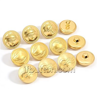 Boutons à tige dorée en vrac