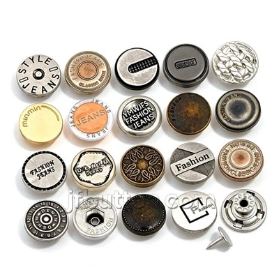 Boutons et rivets de jeans