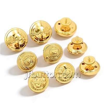 Boutons de costume en métal
