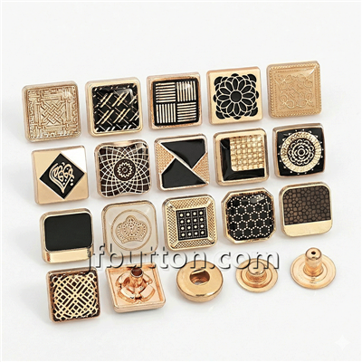 Boutons Pression Métal Pour Col Thobe