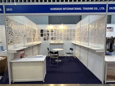 Kunshuo à Saigontex 2025: Extension des accessoires de vêtements au Vietnam