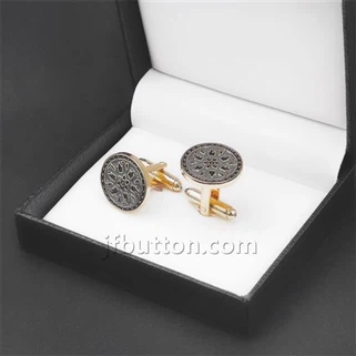 Boutons de chemise en émail antique