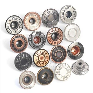 Boutons de jean en cuivre