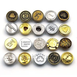 Boutons de pantalon métal