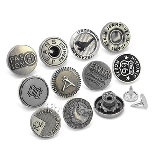 Boutons d'épingle pour les jeans