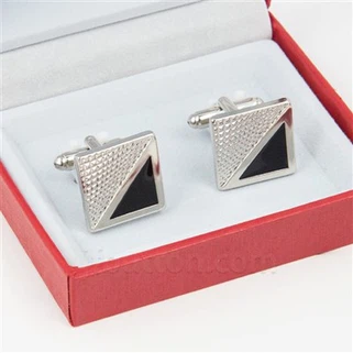 Boutons De Manchette Saphir Et Diamant